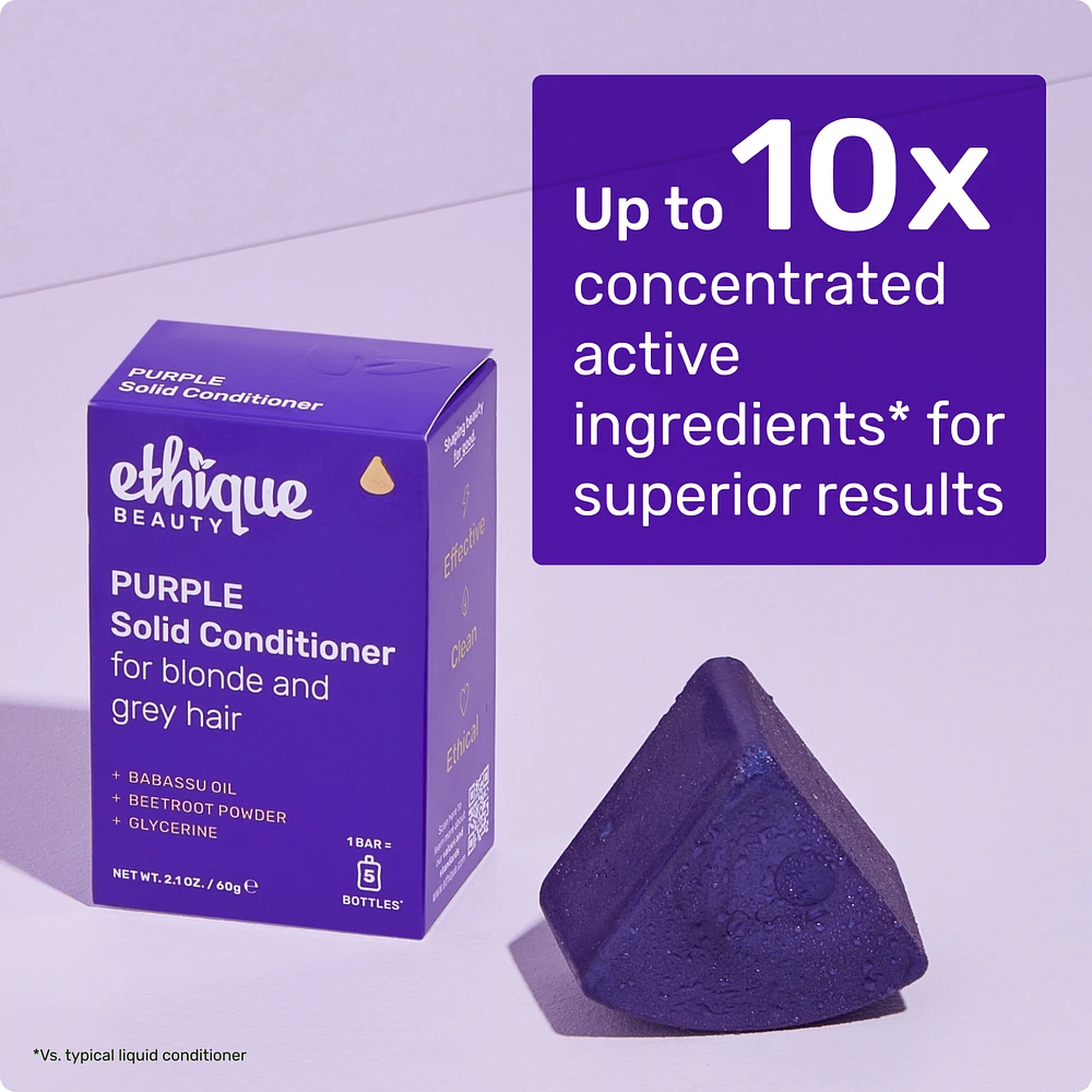 ETHIQUE BEAUTY Purple Solid Conditioner Bar