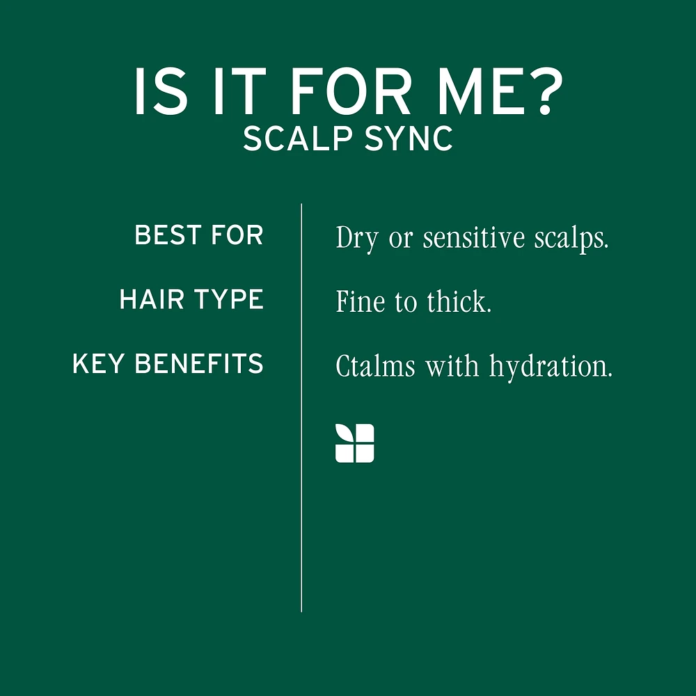 BIOLAGE Scalp Sync Calming Shampoo for Dry or Sensitive Scalp