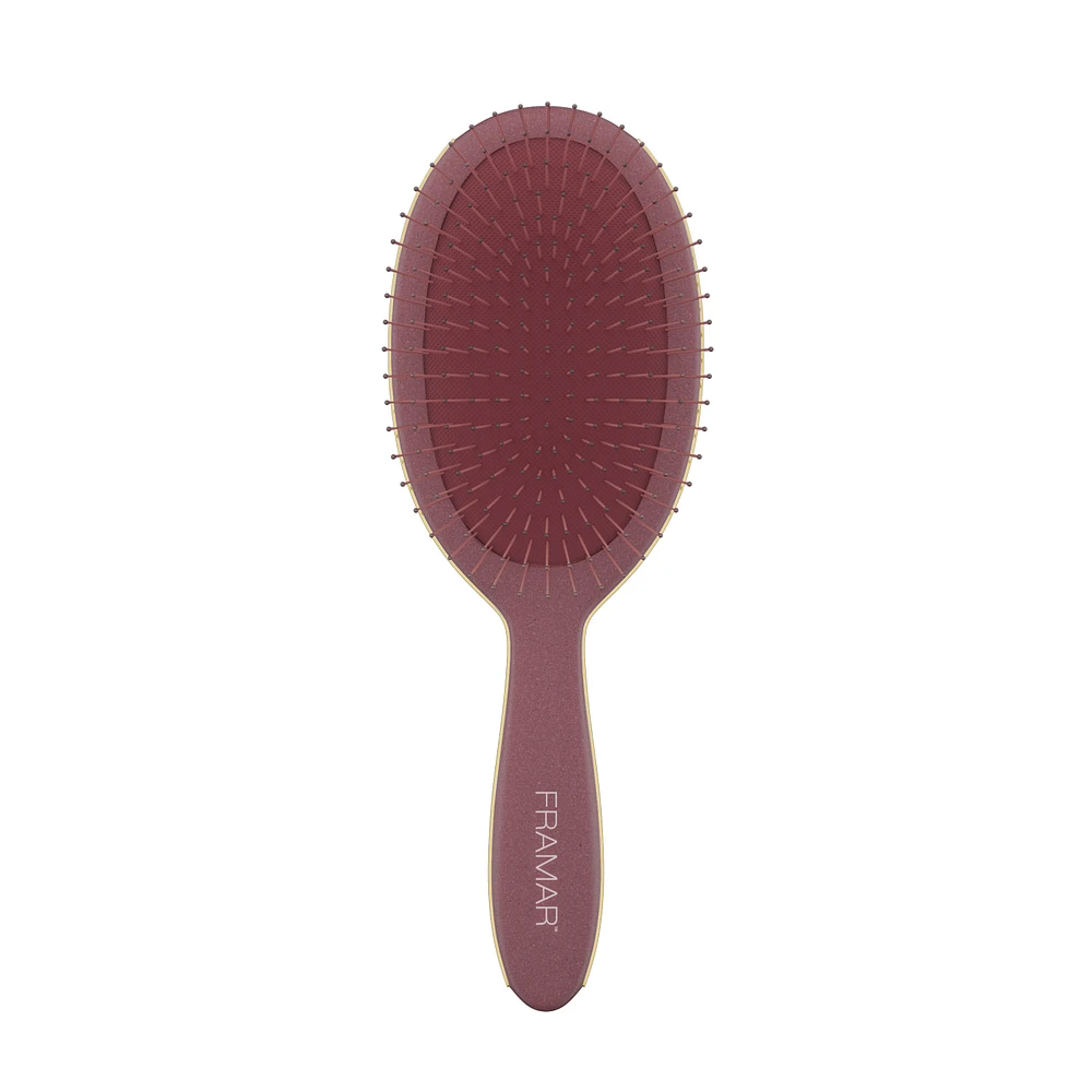 FRAMAR Dark Academia Detangle Brush - Maroon