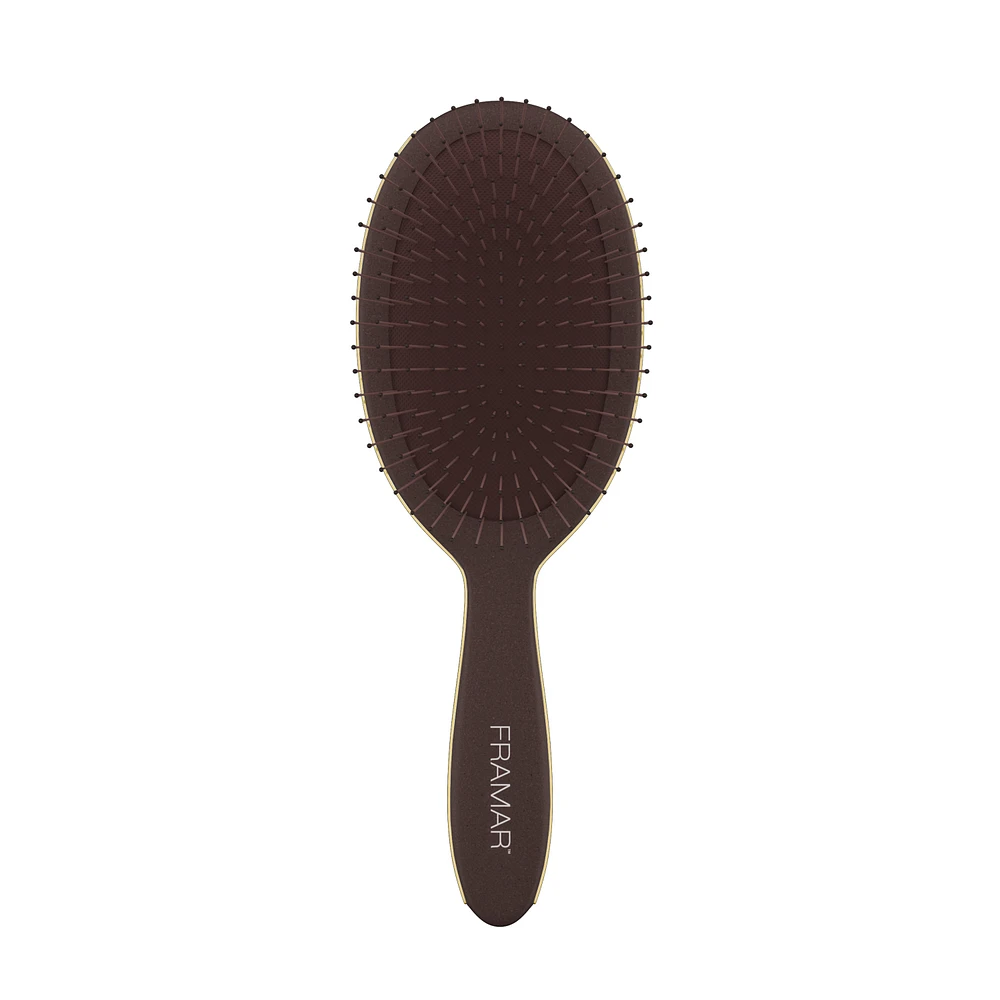 FRAMAR Dark Academia Detangle Brush - Mahogany