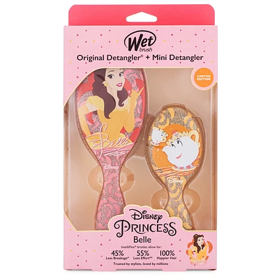 WETBRUSH Original Detangler Disney Princess Belle Gift Set