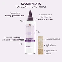 PUREOLOGY Color Fanatic Top Coat Purple Toning Glaze