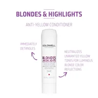 GOLDWELL Dualsenses Blonde & Highlights Anti Yellow Conditioner