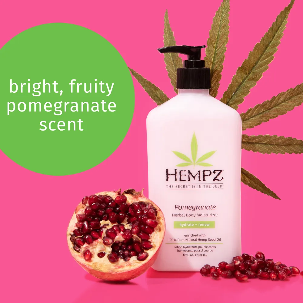 HEMPZ Pomegranate Herbal Body Moisturizer