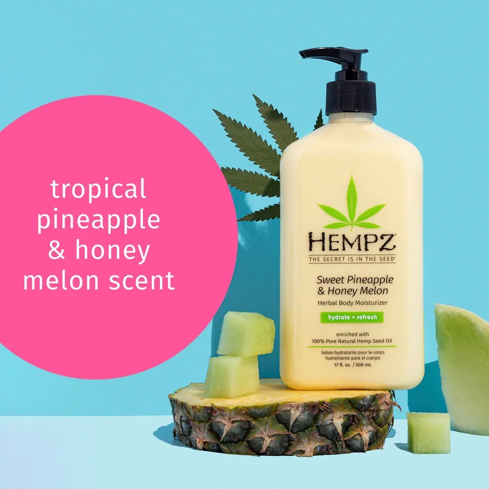 HEMPZ Sweet Pineapple & Honey Melon Herbal Body Moisturizer