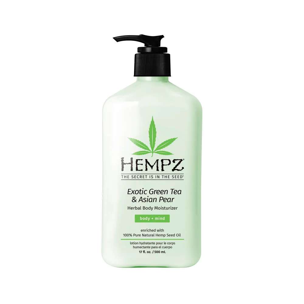 HEMPZ Exotic Green Tea & Asian Pear Herbal Body Moisturizer