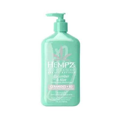 HEMPZ Beauty Actives Cucumber & Aloe Herbal Body Moisturizer