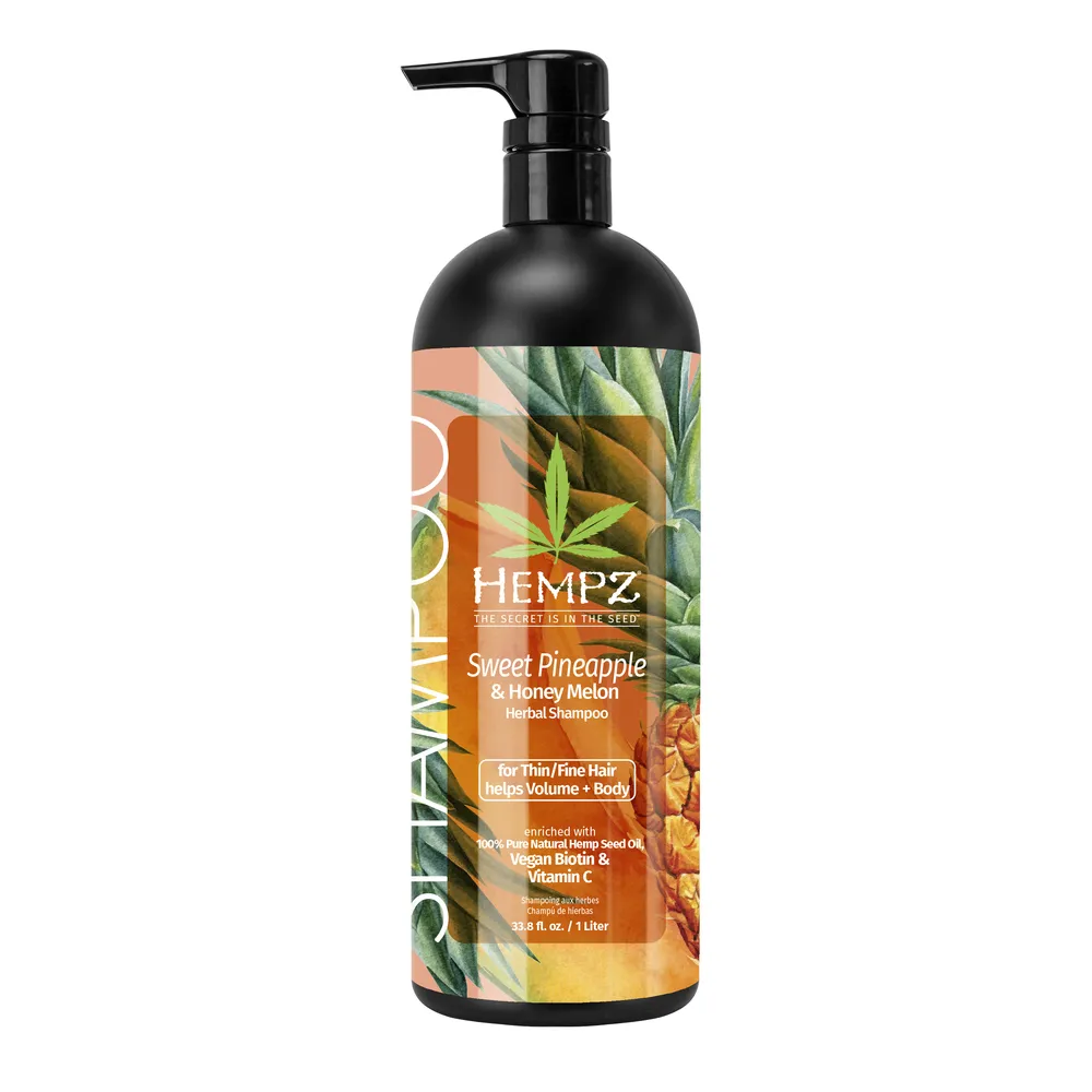 HEMPZ Sweet Pineapple & Honey Melon Herbal Shampoo for Thin/Fine Hair