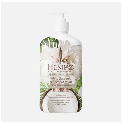 HEMPZ Limited Edition White Gardenia & Coconut Palm Herbal Body Moisturizer