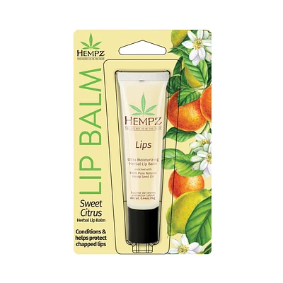 HEMPZ Sweet Citrus Herbal Lip Balm