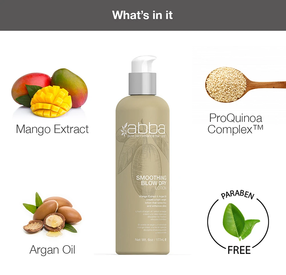 CLEARANCE ABBA Smoothing Blow Dry Lotion