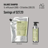 AG CARE Balance Apple Cider Vinegar Sulfate-Free Shampoo