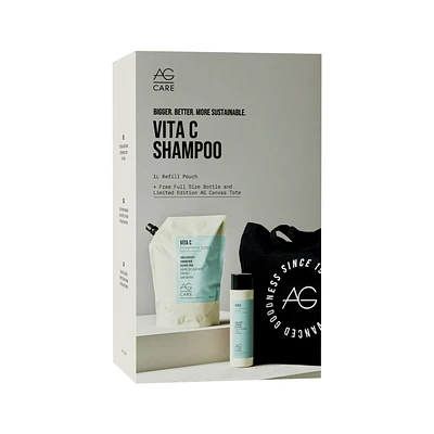 CLEARANCE AG CARE Vita C Strengthening Shampoo Refill Gift Set