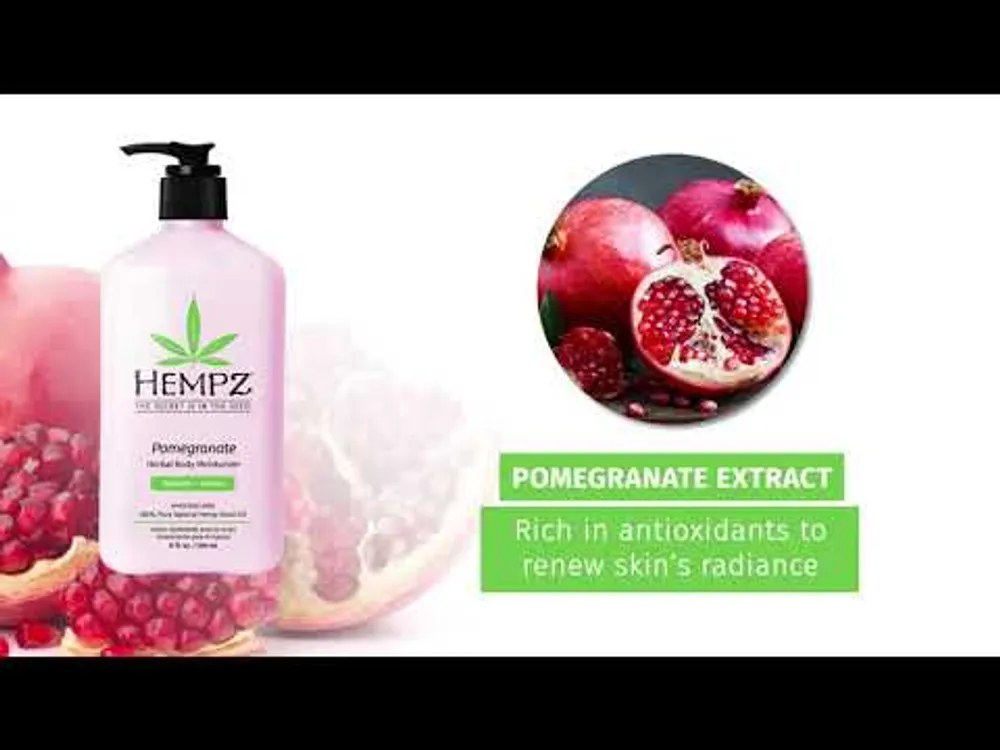 HEMPZ Pomegranate Herbal Body Moisturizer