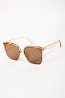 Marnie Tortoise Large Wayfarer Frame Sunglasses