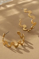 Junie Wavy Hoop Earrings