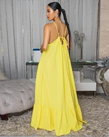 Petrovna Yellow Maxi Dress