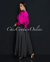 Mallea Textured Silky Skirt