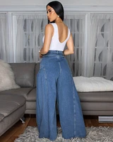 Renata Blue Denim Wide Legs Jeans