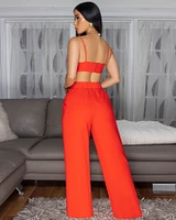Kingston Red 3 Piece Pants Set