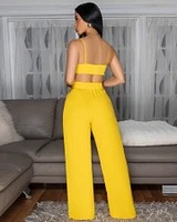 Kingston Yellow 3 Piece Pants Set