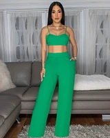 Kingston Kelly-Green 3 Piece Pants Set