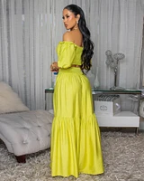 Andy Citron Smocked Crop Top & Wide Pants Set