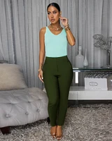Maella Mint Green Ribbed Tank Top
