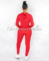 Santia Red Seamless Track Set