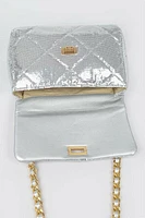 Jesse Quilted Sequins Chain Shoulder Bag