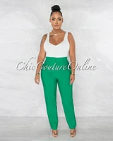 *Turba Kelly Green High-Waisted Pants