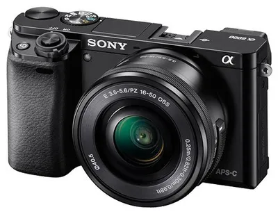 Sony A6000 Interchangeable Lens Camera with E PZ 16-50mm F3.5-5.6 OSS Lens