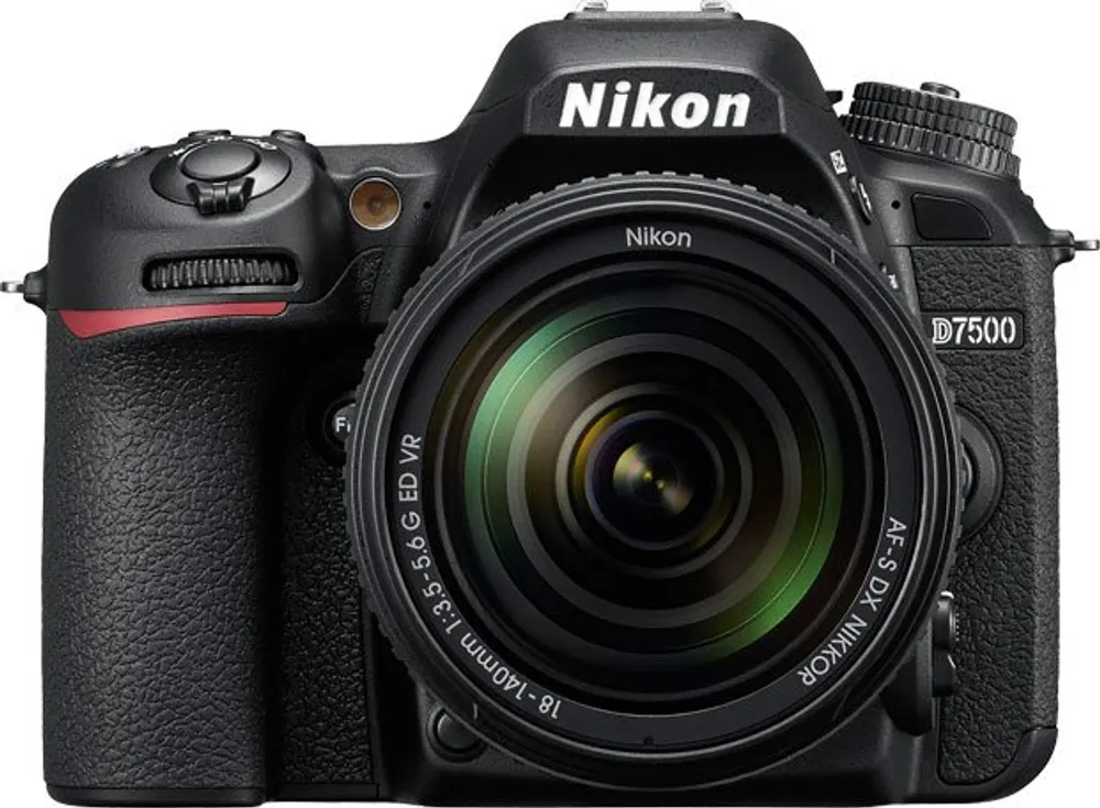 Nikon D7500 DSLR Camera with AF-S 18-140mm ED VR Lens - Black