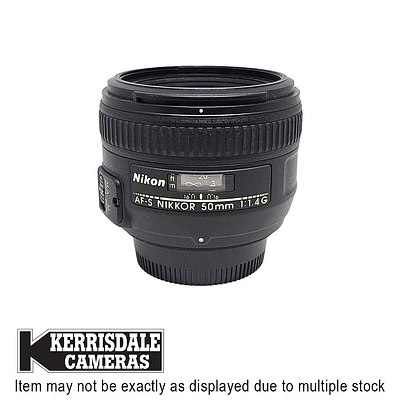 Nikon-Used 50mm F1.4 AFS G Lens – FX Format – Used # 587.25A14G