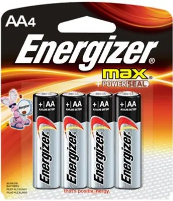 Energizer Max AA Batteries - 4 Batteries