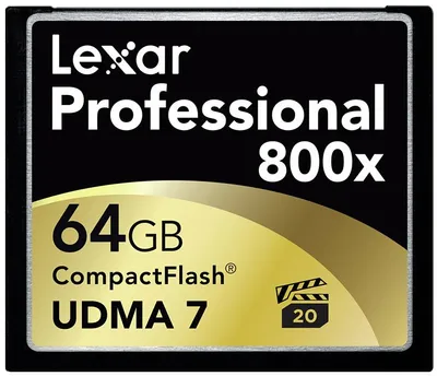 Lexar 64GB Professional 800x CompactFlash Card