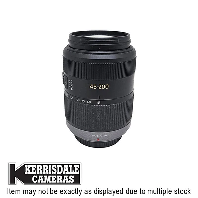 Panasonic-Used 45-200mm F4-5.6 OIS Micro 4/3 Lens - Fair Condition: Scratch on front element – Used # - 587.19607100