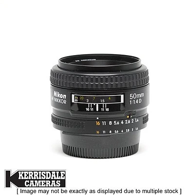 Nikon-Used 50mm f1.4 AFD - Fair Condition: Damaged Filter Ring/ Still OK - Nikon FX Lens – Used # 587.19623100