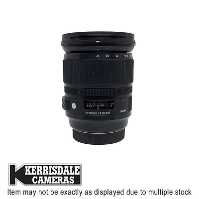 Sigma-Used 24-105mm F4 DG OS HSM ART – Fair Condition - Moisture Inside - Canon EF Mount – Used # 587.20130400X