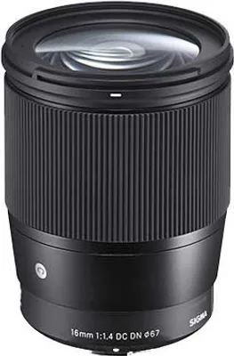Sigma 16mm F1.4 DC DN Contemporary Lens for Sony E