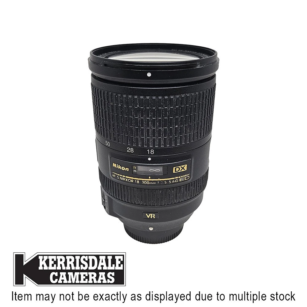 Nikon-Used 18-300mm F3.5-5.6 VR ED Lens - Fair Condition - AF Intermittent / MF Okay - DX Format -Used # 587.19308800X