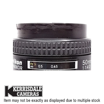 Nikon-Used 50mm F1.4 AFD - Fair Condition: Damaged Filter Ring/ Still OK - Nikon FX Lens – Used # 587.19623100