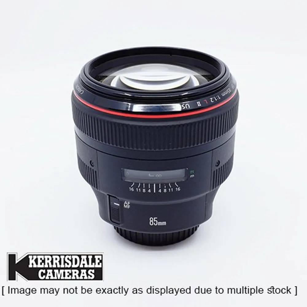 Canon-Used 85mm f1.2 L II Lens – Canon EF Mount – Used # 587.156A85L2