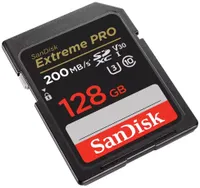 Sandisk 128GB SDXC Extreme PRO UHS-I 200MB/s V30 U3