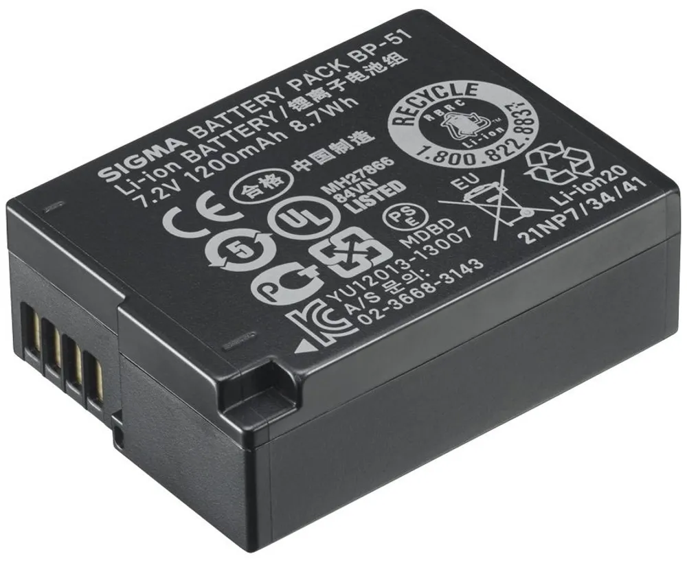 Sigma BP-51 Lithium-ion Battery for FP Full Frame Mirrorless