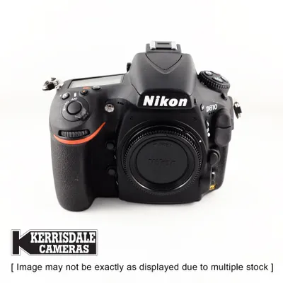 Nikon-Used D810 Body – 36MP 5FPS 1080P HD – FX Format – Used # 587.NID810