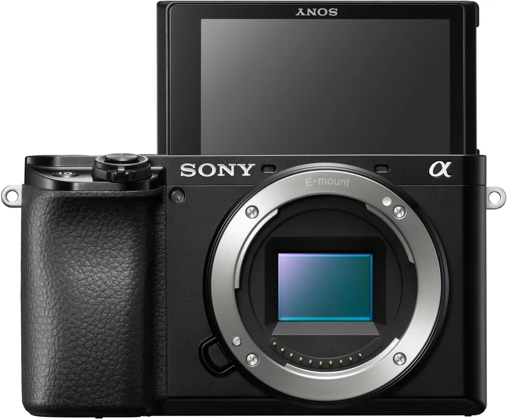 Sony A6100 Interchangeable Lens Camera with E PZ 16-50mm f3.5-5.6 OSS II and E 55-210mm f4.5-6.3 OSS Lenses - Black