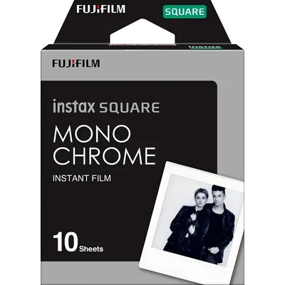 Fujifilm Instax Square Film Monochrome - 10 Sheets