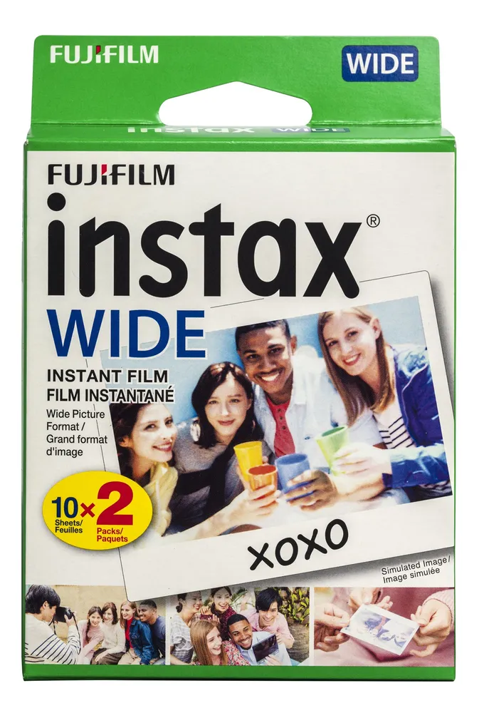 Fujifilm Instax Wide Film - 2 Packs of 10 Sheets