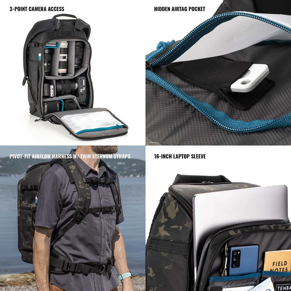Tenba Axis V2 24L Backpack - Multicam Black